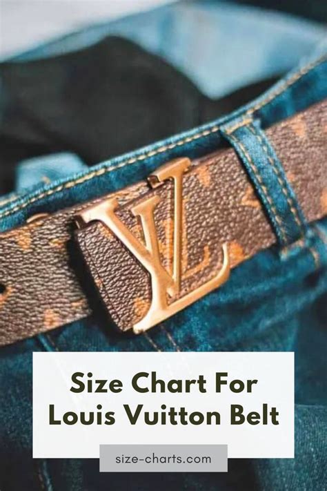 louis vuitton belt sizes chart|Louis Vuitton 40mm belt.